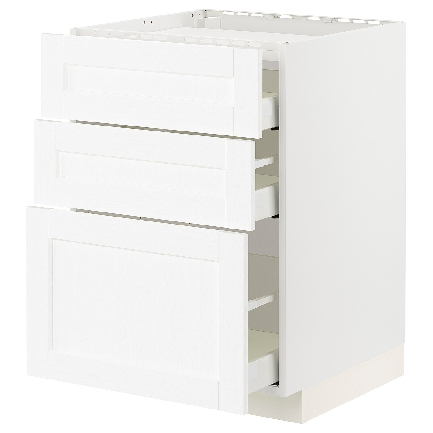 Напольный кухонный шкаф  - IKEA METOD MAXIMERA, 88x61,8x60см, белый, МЕТОД МАКСИМЕРА ИКЕА