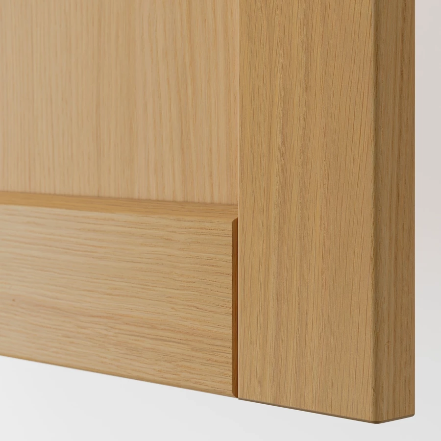 Напольный шкаф - METOD IKEA/ МЕТОД ИКЕА,  60х88 см, белый/под беленый дуб (изображение №2)