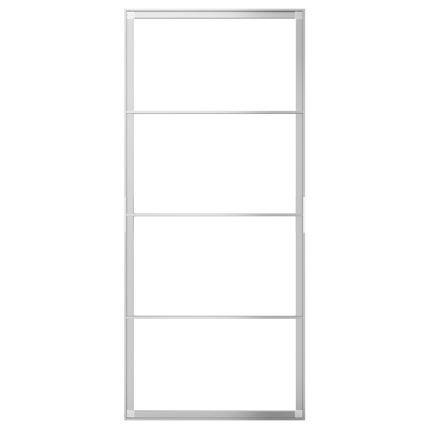 Пара рам раздвижных дверей - SKYTTA IKEA/ СКЮТТА ИКЕА, 102х231 см, серебрянный