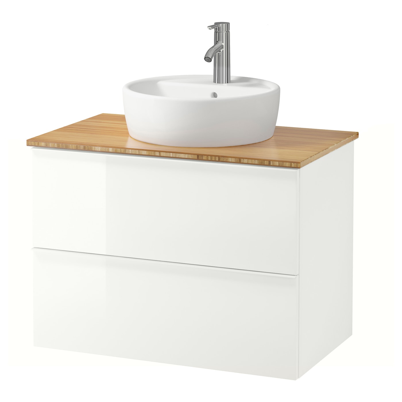 Умывальник и тумба - GODMORGON/TOLKEN IKEA / ГОДМОРГОН/ТОЛКЕН ИКЕА, 82х60х49 см, белый