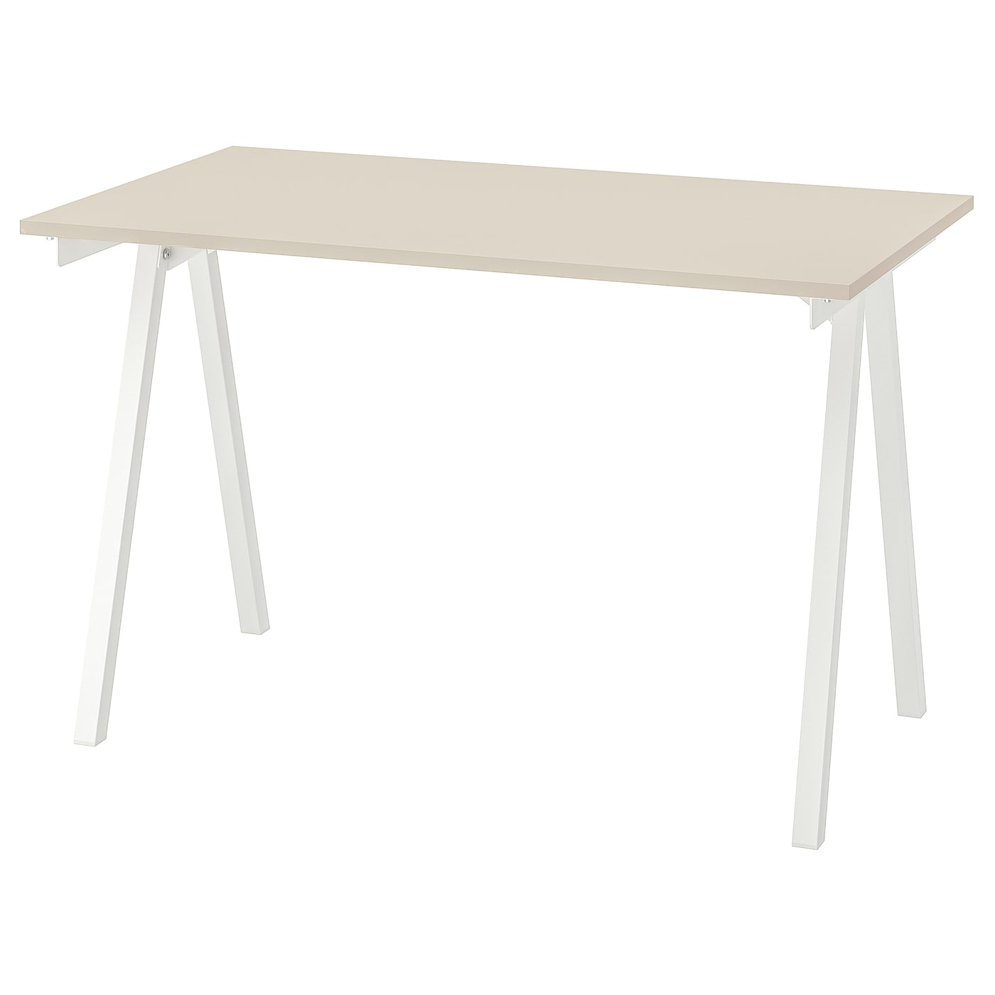Письменный стол - IKEA TROTTEN, 120х70 см, белый/бежевый, ТРОТТЕН ИКЕА