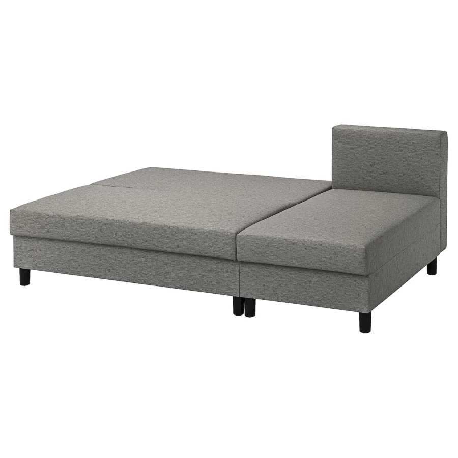3-местный диван и шезлонг - IKEA ÄLVDALEN/ALVDALEN/ЭЛВДАЛЕН ИКЕА, 81х82х196 см, серый (изображение №2)