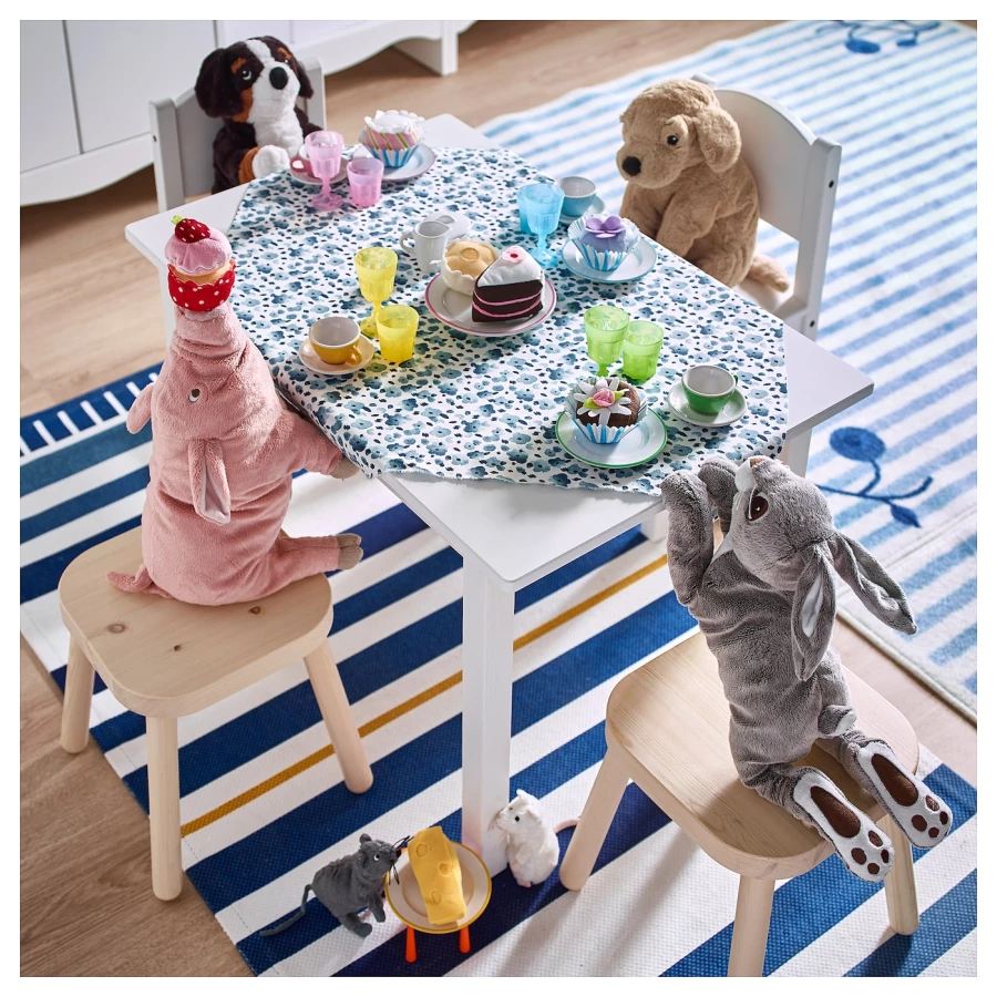 Набор игрушечных стаканов - IKEA DUKTIG/ДУКТИГ ИКЕА, разноцветный, 8 шт (изображение №4)