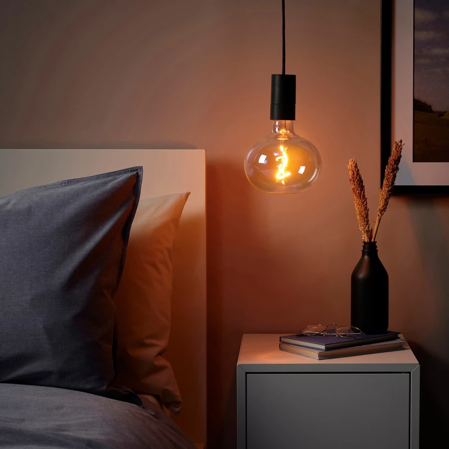 Подвесной светильник - SUNNEBY / MOLNART IKEA / СУННЕБЮ / МОЛНАРТ ИКЕА,  стекло (изображение №2)