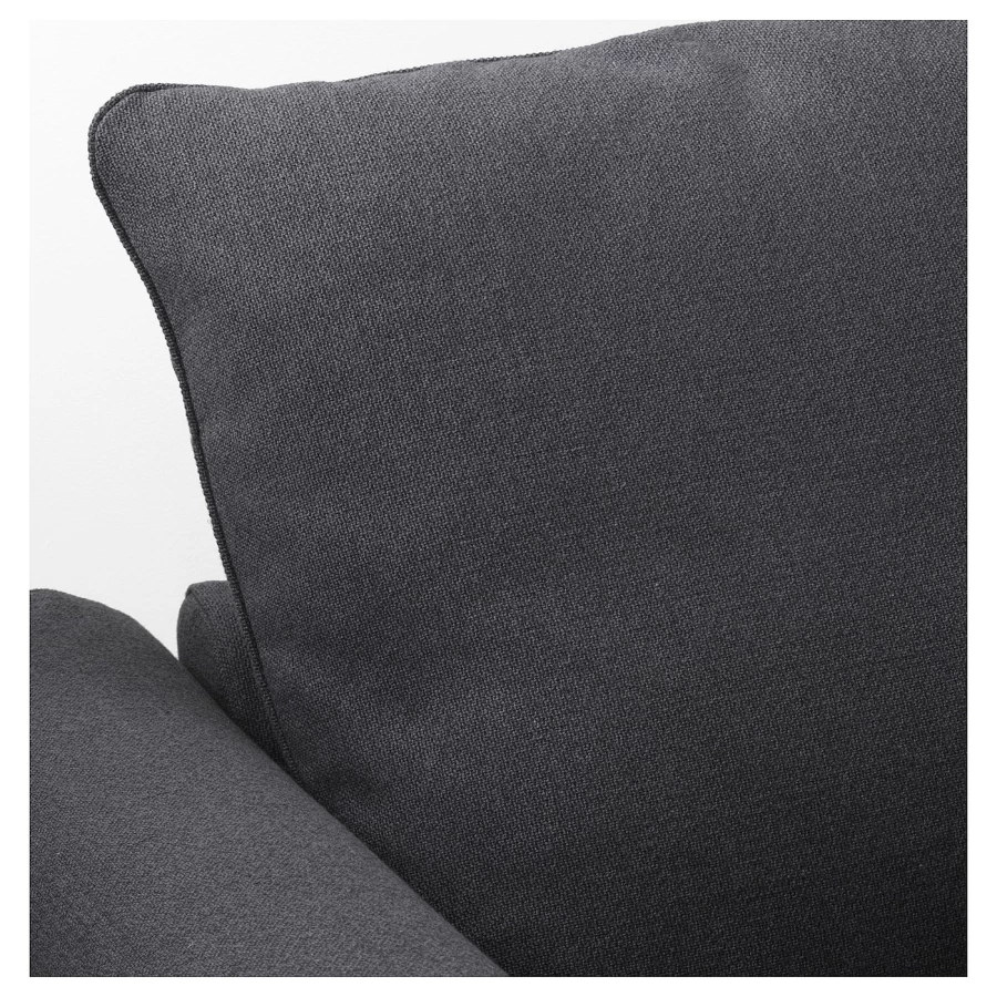 3-местный диван - IKEA GRÖNLID/GRONLID, 98x247см, черный, ГРЕНЛИД ИКЕА (изображение №6)