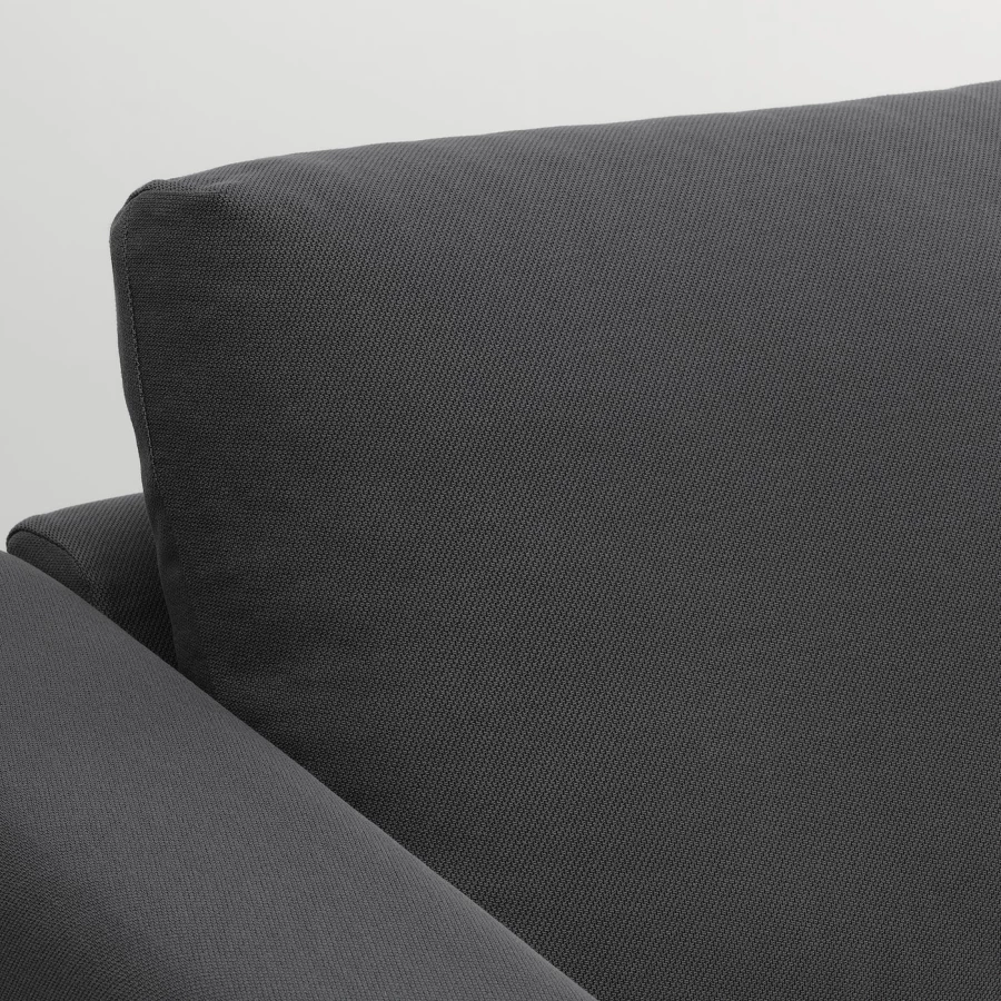 Кресло - IKEA VIMLE, 101х98х83 см, темно-серый, ВИМЛЕ ИКЕА (изображение №4)