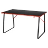 Письменный стол - IKEA HUVUDSPELARE, 140х80 см, черный/красный, ХУВУДСПЕЛАРЕ ИКЕА