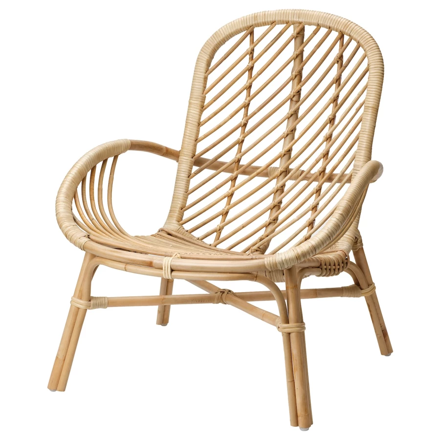 Кресло - IKEA BROBOCK, 78x73x69см, бежевый, БРОБОК ИКЕА (изображение №1)