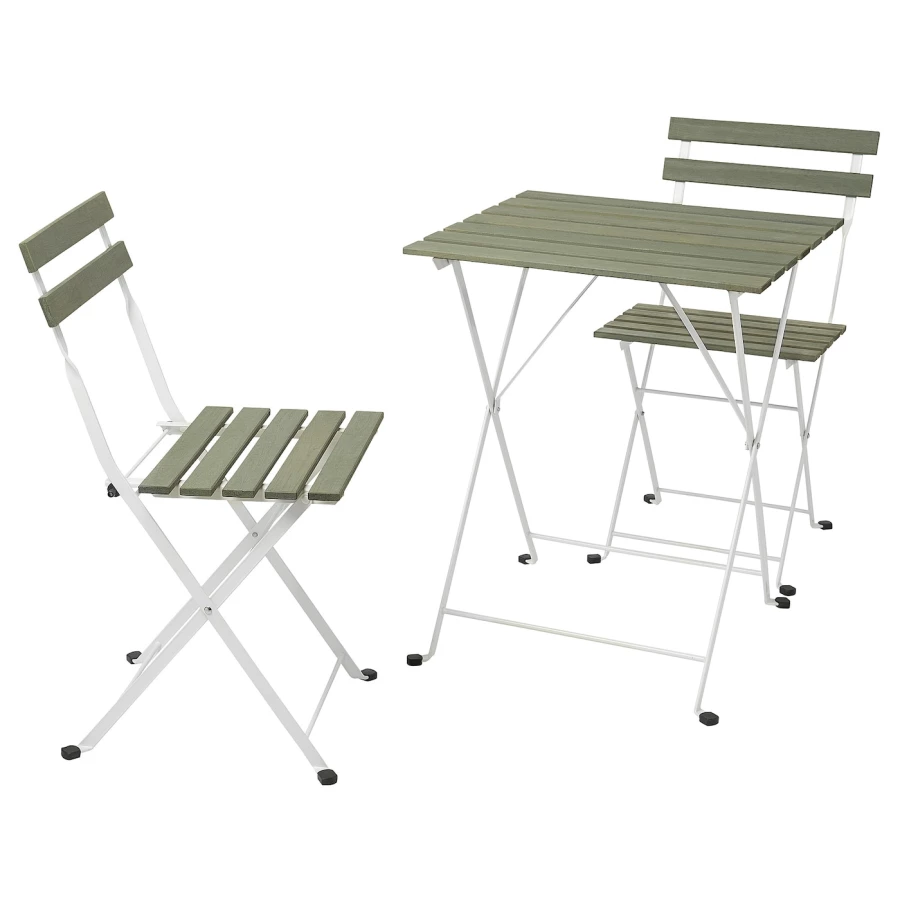 Складной комплект стула и стола - TÄRNÖ /TАRNО IKEA/ТЭРНО ИКЕА, 93х39х9 см, зеленый (изображение №1)