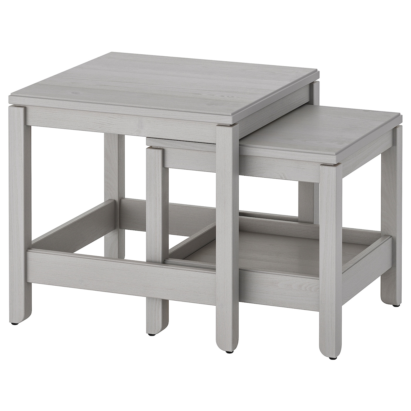 Столы - IKEA HAVSTA/ХАВСТА ИКЕА, 48х50х50/41х42х42 см, серый