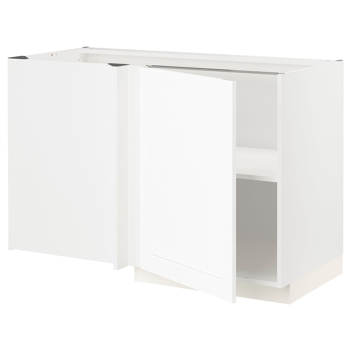 Напольный кухонный шкаф  - IKEA METOD, 88x67,5x127,5см, белый, МЕТОД ИКЕА