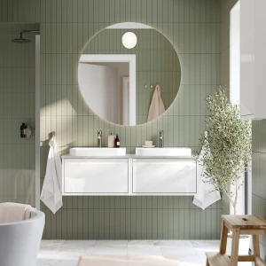 Второе фото. Зеркало настенное со встроенной подсветкой - IKEA FAXÄLVEN/ФАКСЭЛВЕН ИКЕА, 100 см