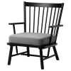 Кресло - IKEA PERSBOL, 69х70х84 см, черный/серый, ПЕРСОБОЛ ИКЕА