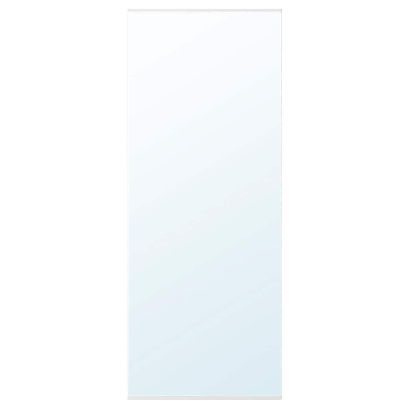 Зеркальная крышка - ENHET IKEA/ ЭНХЕТ ИКЕА, 30х75 см, голубой