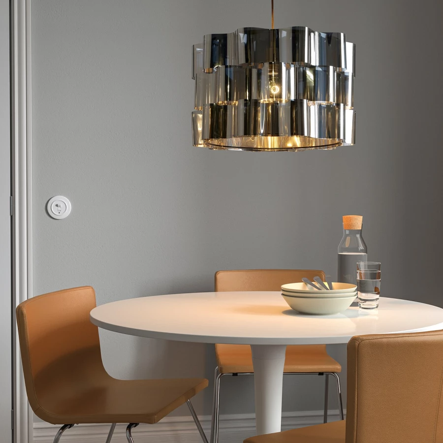 Подвесной светильник - ÄLVSTARR / SUNNEBY /АLVSTARR IKEA/ ЭЛЬВСТАРР / СУННЕБЮ  ИКЕА, хром (изображение №2)