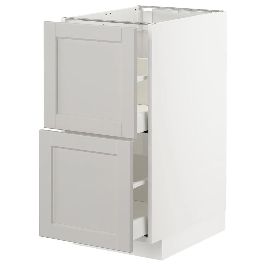 Напольный кухонный шкаф  - IKEA METOD MAXIMERA, 88x61,9x40см, белый, МЕТОД МАКСИМЕРА ИКЕА (изображение №1)