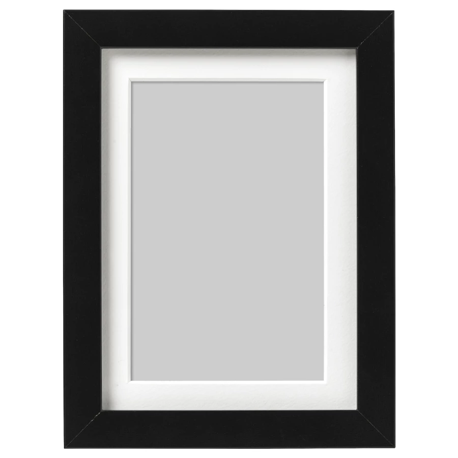 Рамка - IKEA RIBBA, 13х18 см, черный, РИББА ИКЕА (изображение №1)
