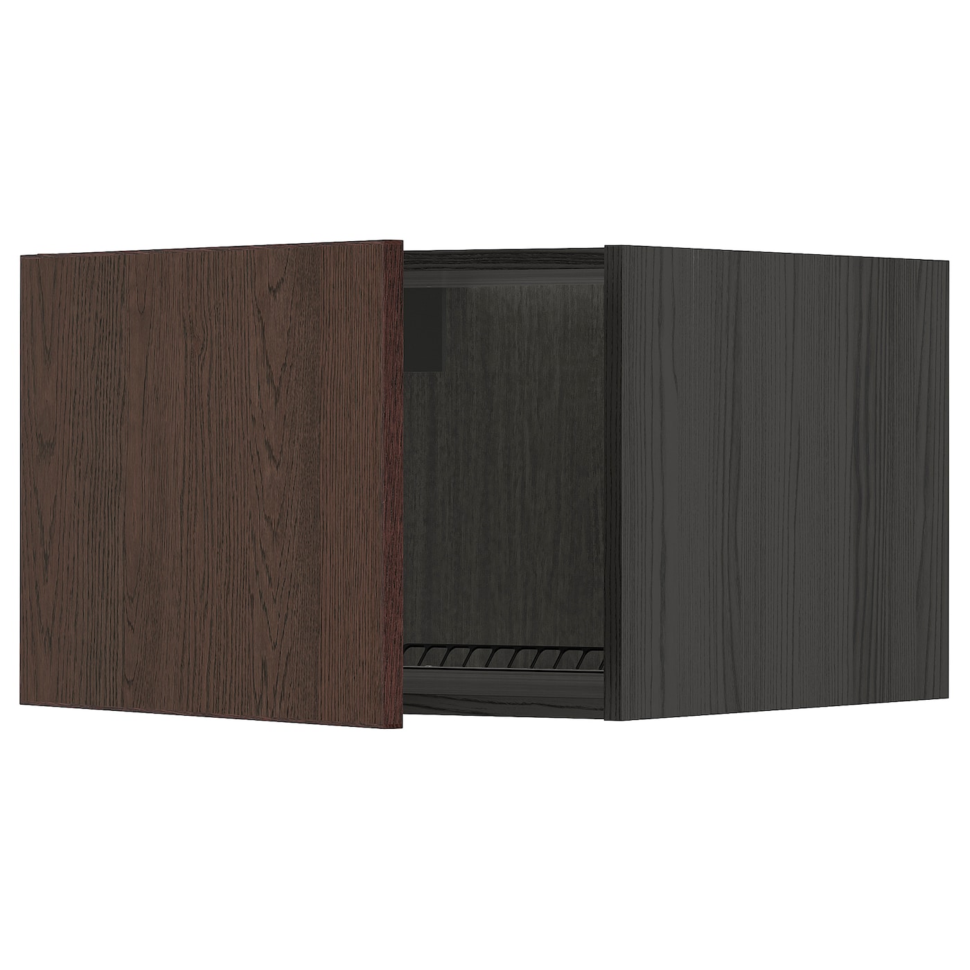 Шкаф для холодильника/морозильной камеры - METOD  IKEA/  МЕТОД ИКЕА, 40х60 см, черный/коричневый