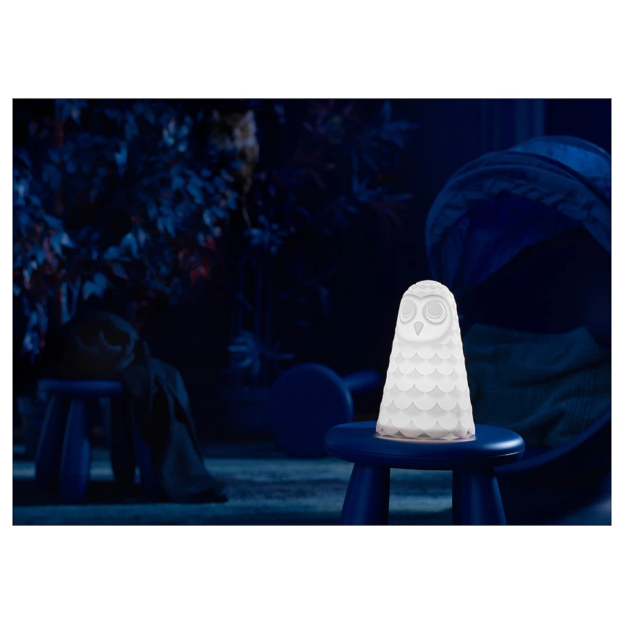 Декоративное лампа - SOLBO IKEA/ СОЛБУ ИКЕА,  23 см,   белый (изображение №3)