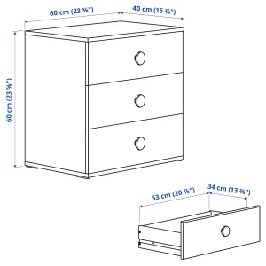 Второе фото. Комод - IKEA GODISHUS ИКЕА ГОДИШУС, 60х60см, белый