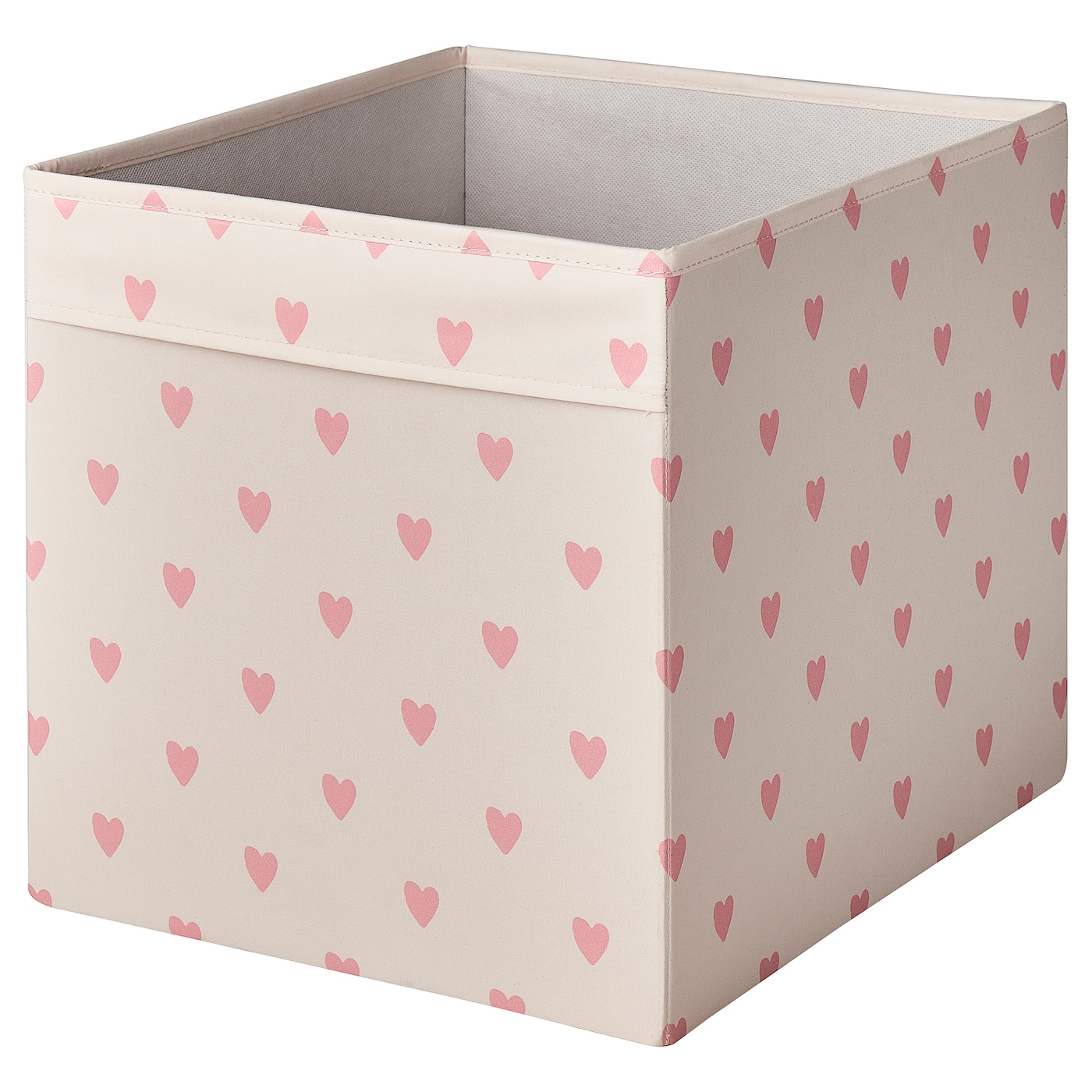 Коробка - REGNBROMS   IKEA/ РЕГНБРОМС ИКЕА, 33х33 см, розовый с рисунком