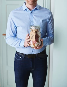 Второе фото. Банка с крышкой - IKEA KORKEN, 12х16.5 см, стекло, КОРКЕН ИКЕА