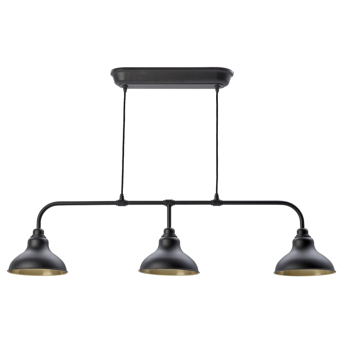 Подвесной светильник - AGUNNARYD IKEA/ АГУННАРИД  ИКЕА,  27х22 см, черный