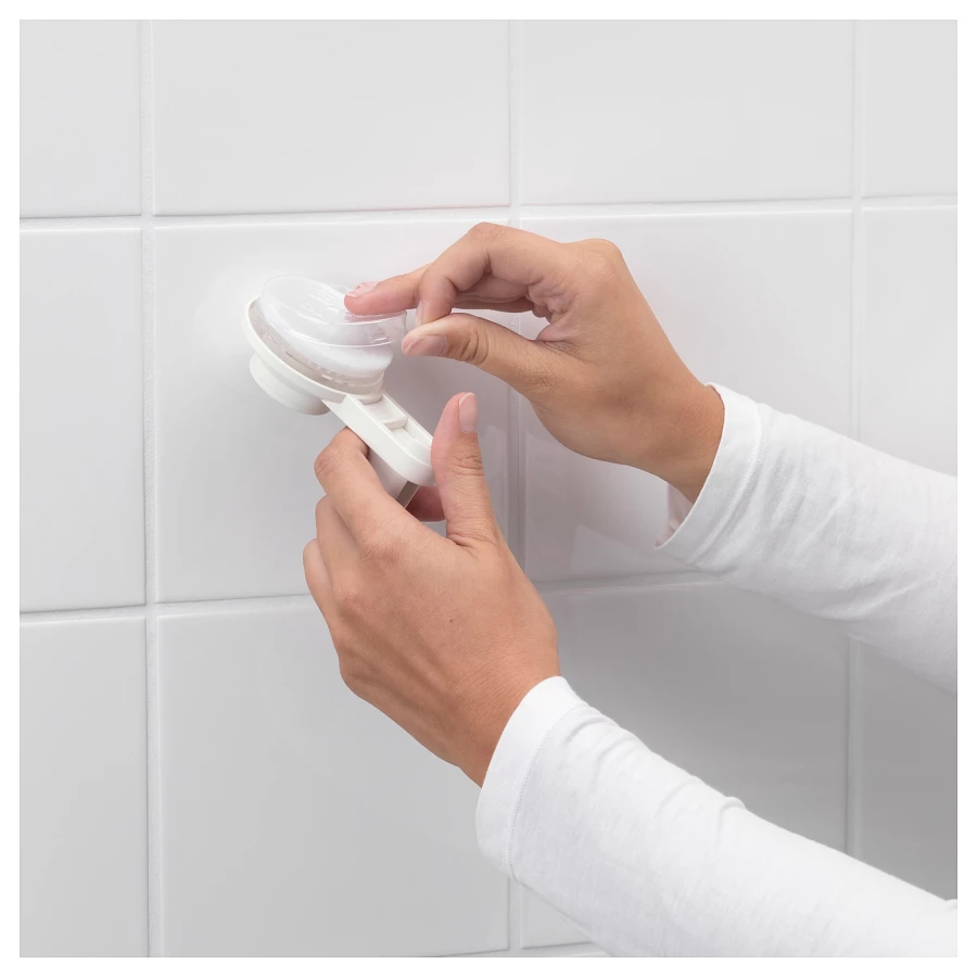 Держатель для рулонов туалетной бумаги - TISKEN IKEA/ ТИСКЕН ИКЕА,  15 см, белый (изображение №8)