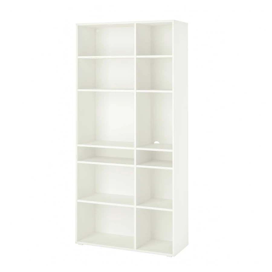 Открытый шкаф - VIHALS IKEA/ВИХАЛС ИКЕА, 37х95х200 см, белый (изображение №1)
