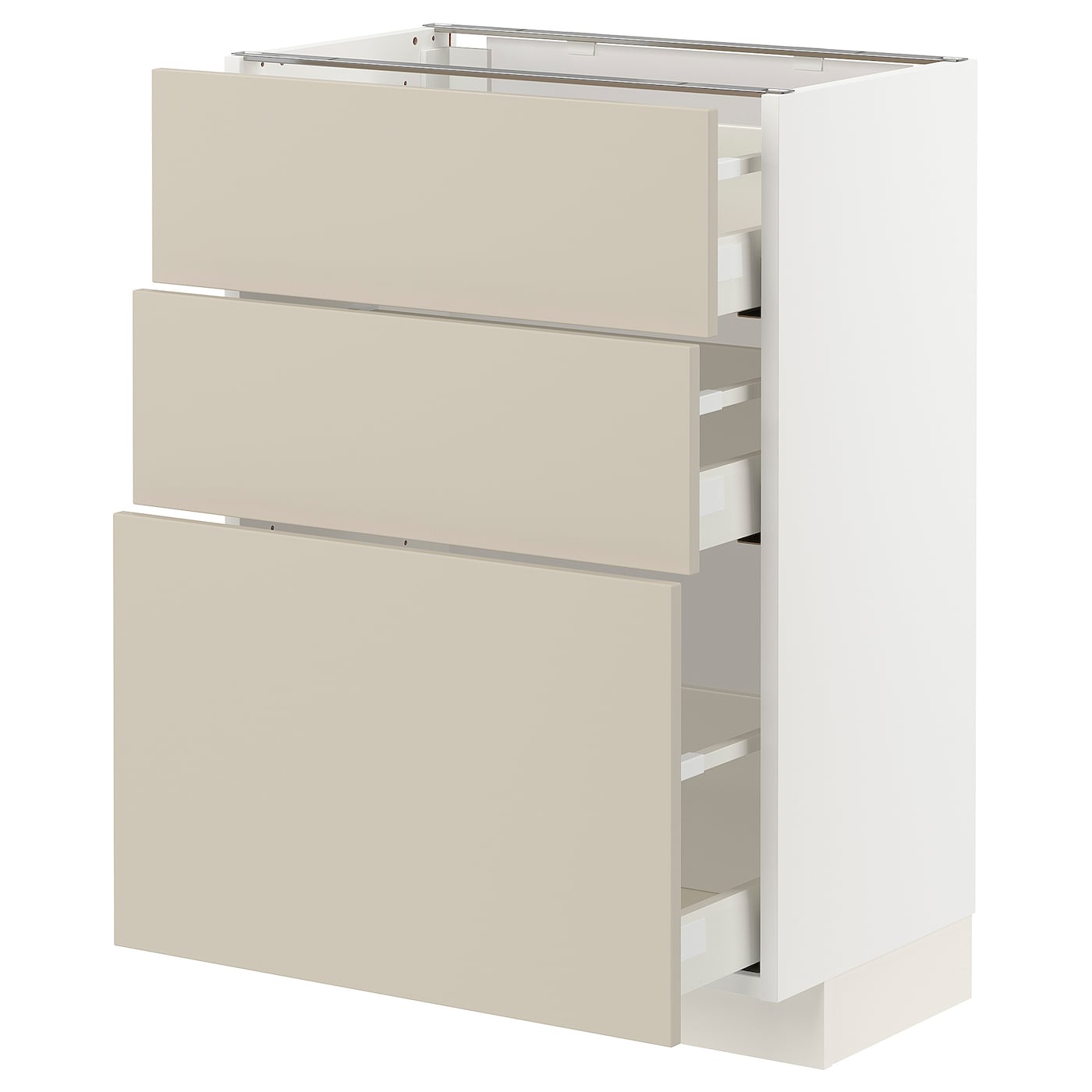 Напольный шкаф - IKEA METOD MAXIMERA, 88x39x60см, белый/бежевый, МЕТОД МАКСИМЕРА ИКЕА