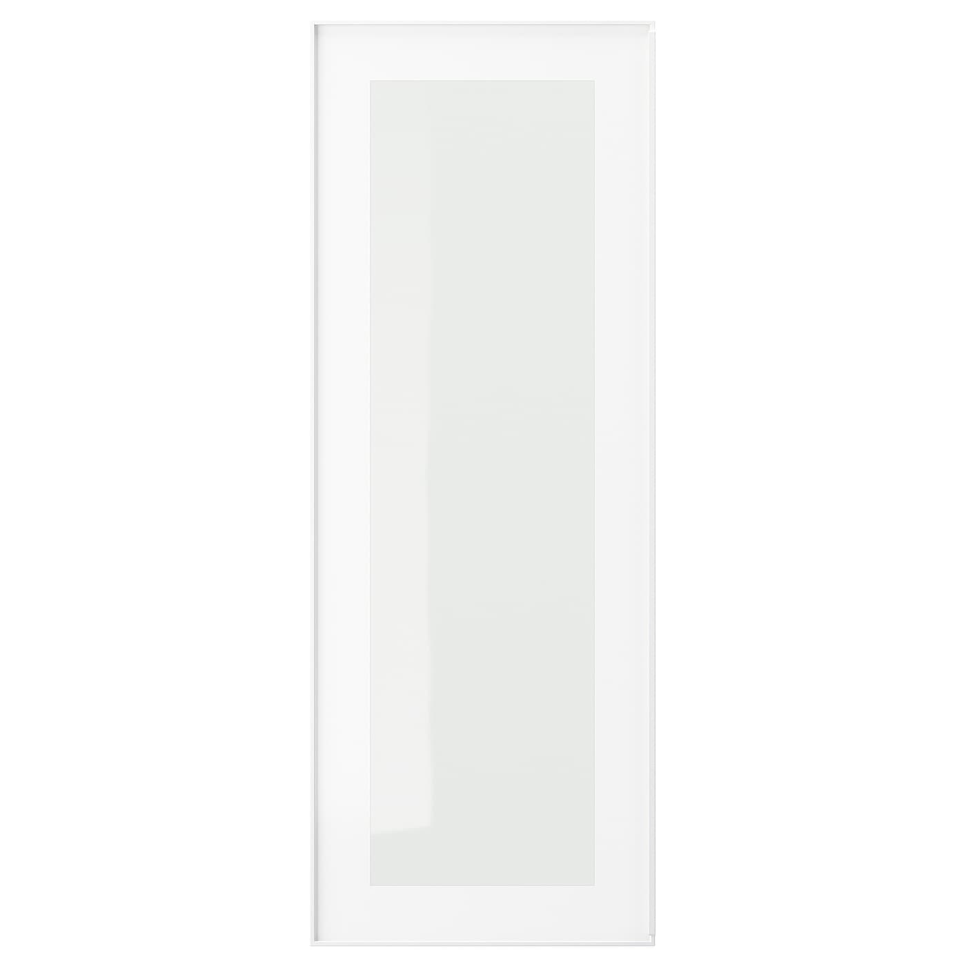 Дверца со стеклом - IKEA HEJSTA, 80х30 см, белый, ХЕЙСТА ИКЕА