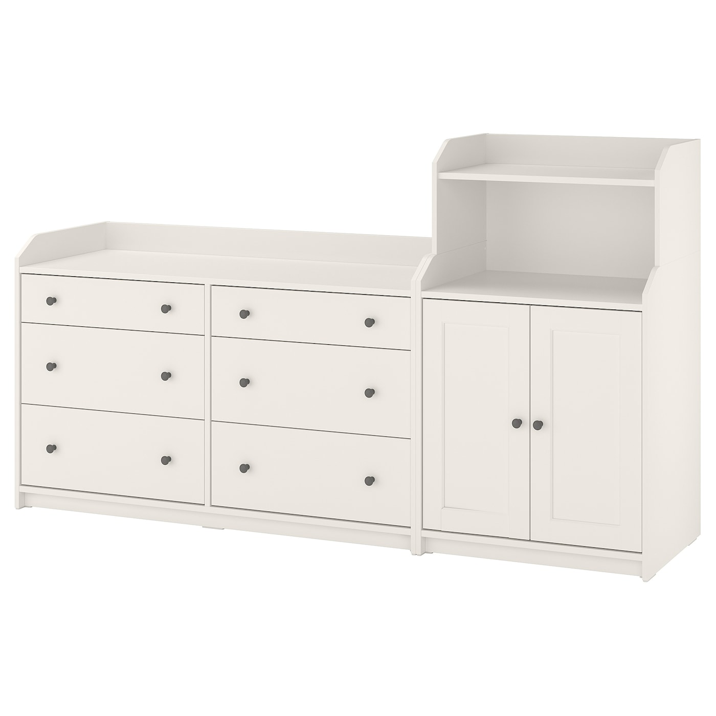 Шкаф - HAUGA IKEA/ ХАУГА ИКЕА,  208x116 см, белый