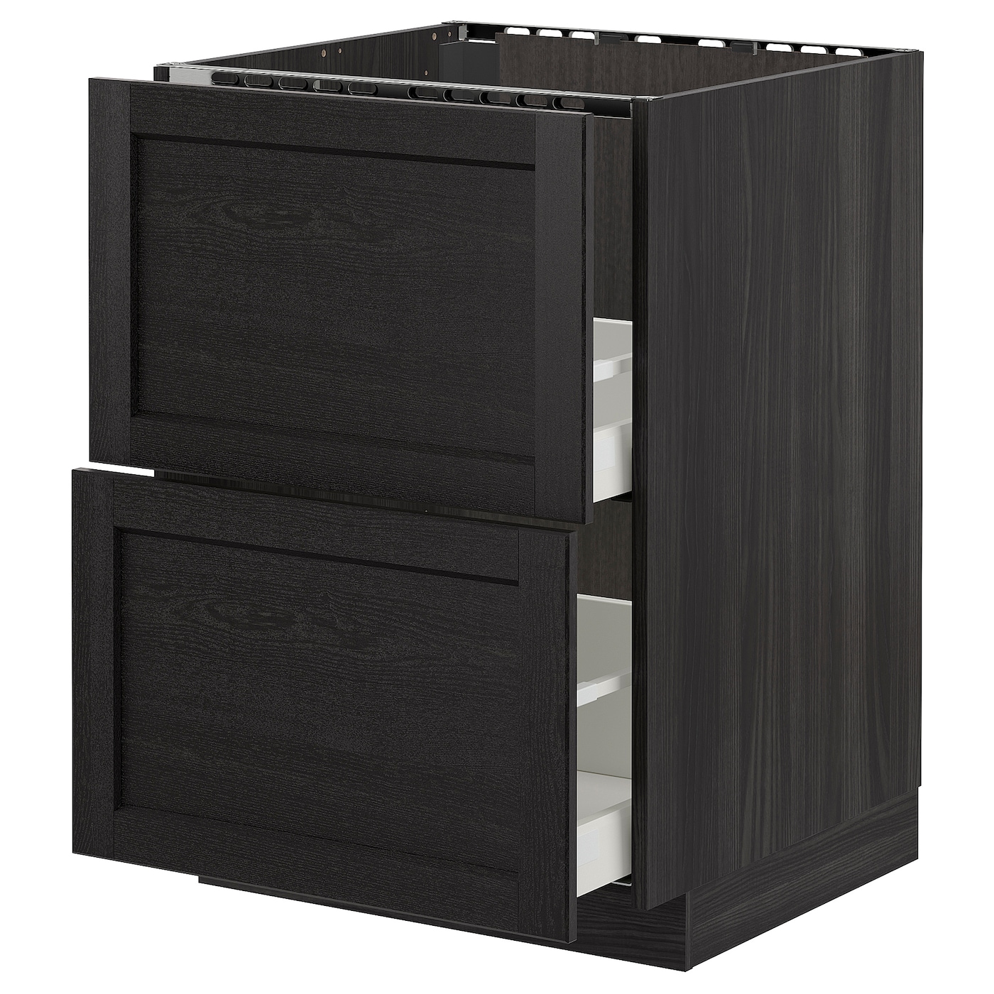Напольный шкаф  - IKEA METOD MAXIMERA, 88x61,9x60см, черный, МЕТОД МАКСИМЕРА ИКЕА