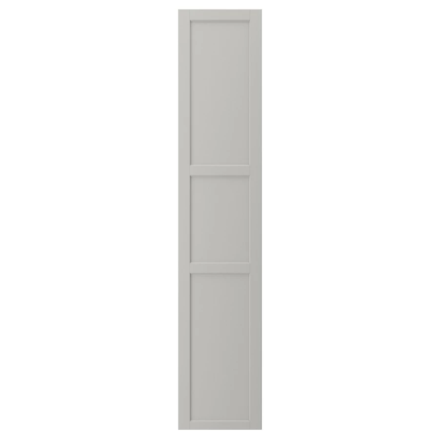 Фасад - IKEA LERHYTTAN, 200х40 см, светло-серый, ЛЕРХЮТТАН ИКЕА (изображение №1)