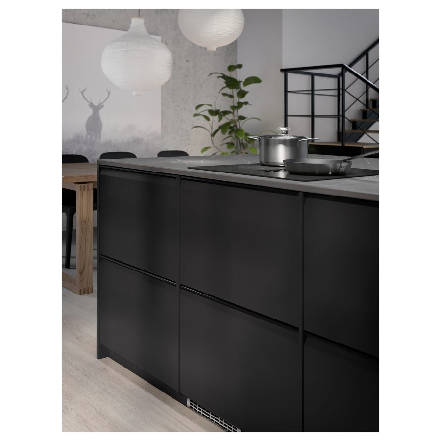 Индукционная варочная панель - FÖRDELAKTIG / FОRDELAKTIG IKEA/ ФОРДЕЛАКТИГ ИКЕА,  60 см, черный (изображение №11)