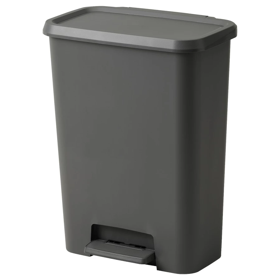 Корзина для мусора - IKEA KNÖCKLA/KNOCKLA, 50л, черный, КНОКЛА ИКЕА (изображение №1)