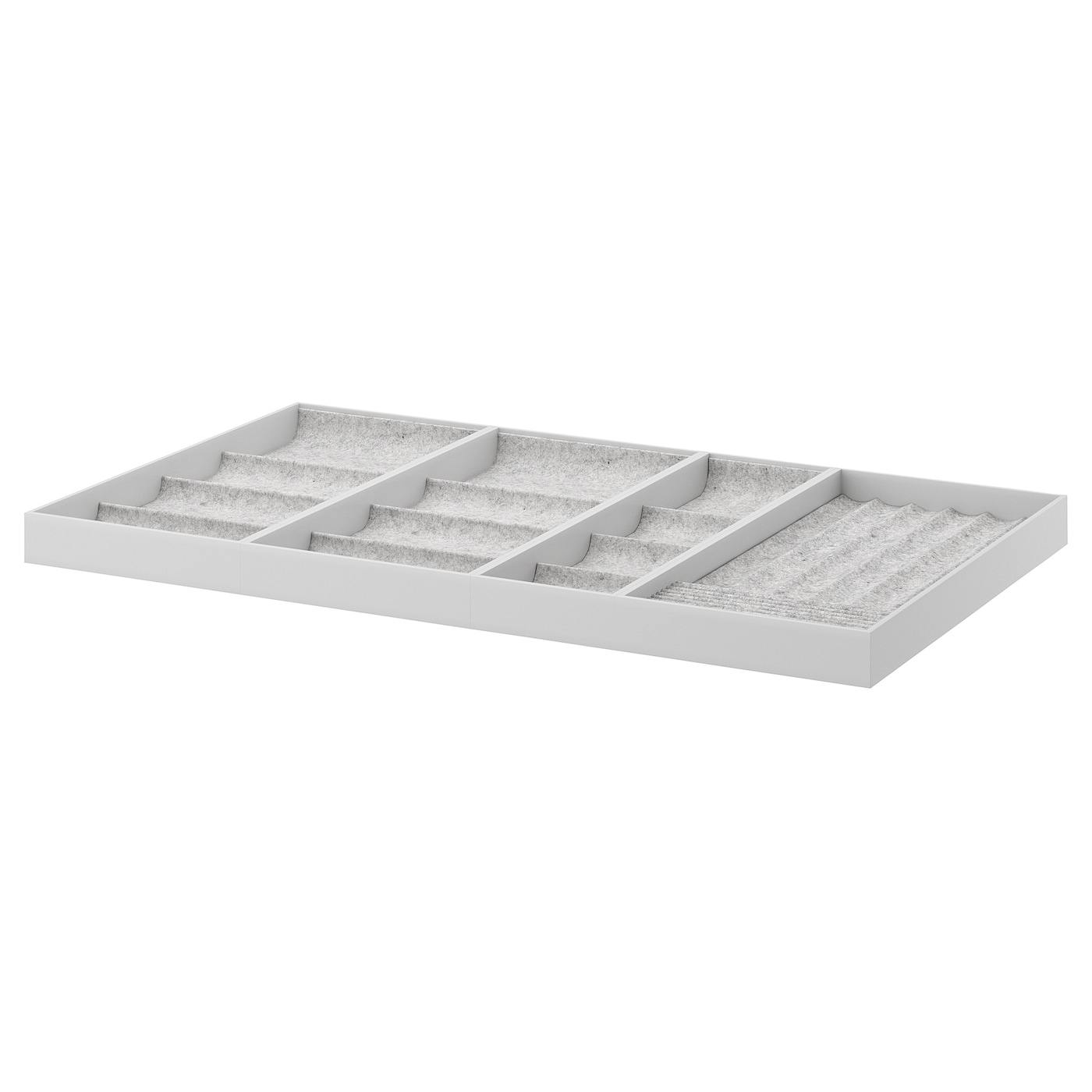 Лоток для столовых приборов - IKEA KOMPLEMENT, 100x58 см, светло-серый, КОМПЛИМЕНТ ИКЕА