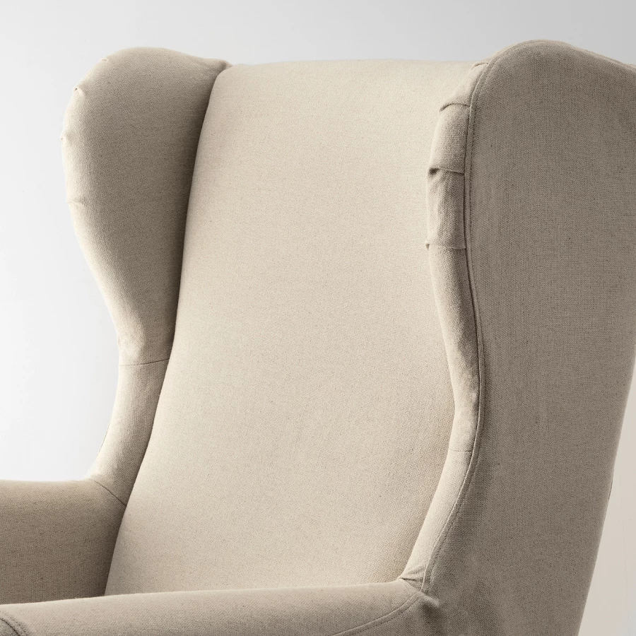 Чехол на кресло - STRANDMON IKEA/ СТРАНДМОН ИКЕА,  бежевый (изображение №5)