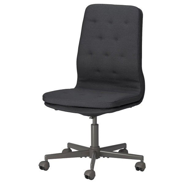 Jфисный стул - IKEA MULLFJÄLLET/MULLFJALLET, 72x72x112см, черный, МАЛЛФЬЯЛЛЕТ ИКЕА