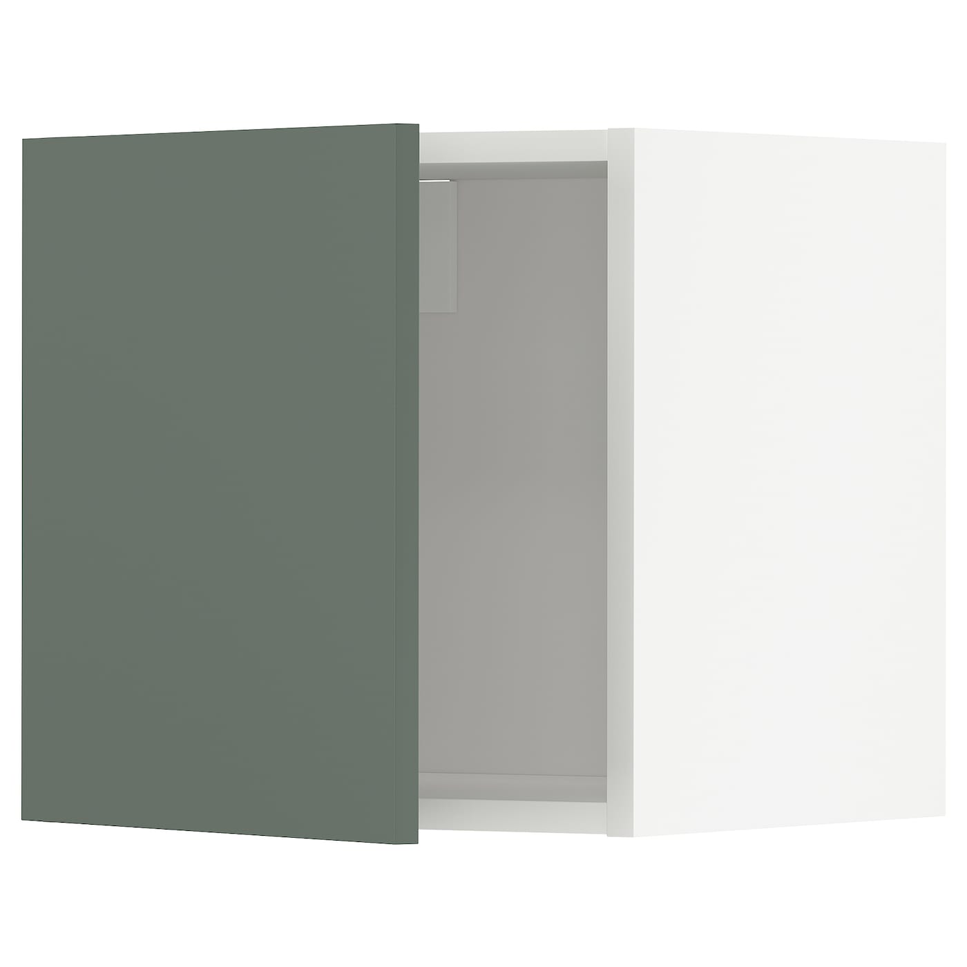 Навесной шкаф - METOD IKEA/ МЕТОД ИКЕА, 40х40 см, белый/темно-зеленый