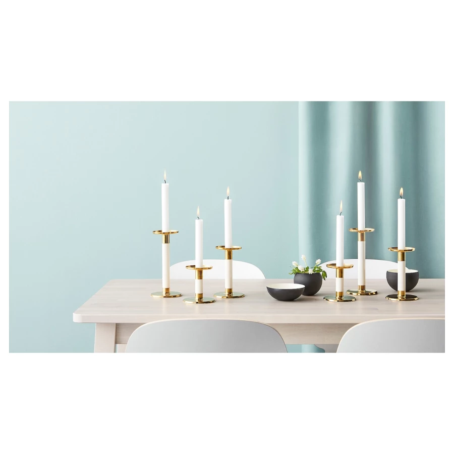 Подсвечники - IKEA GLITTRIG/ГЛИТТРИГ ИКЕА, 3 шт (изображение №4)