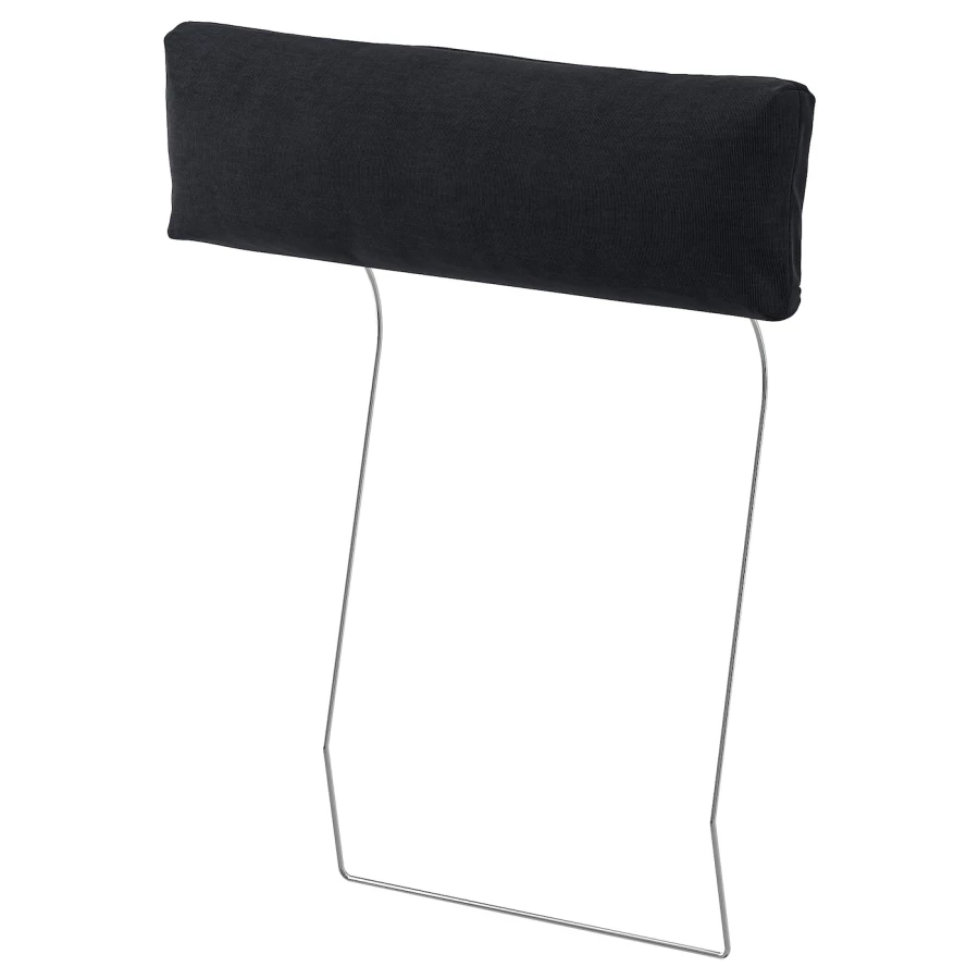 Подголовник для дивана - VIMLE IKEA /ВИМЛЕ ИКЕА, 70х20 см, черный (изображение №1)