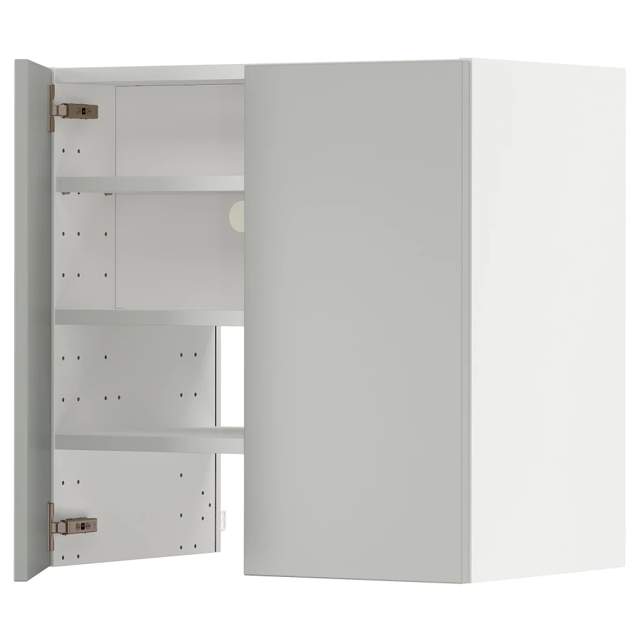 Шкаф - METOD IKEA/ МЕТОД ИКЕА,  60х60 см, белый/серый (изображение №1)