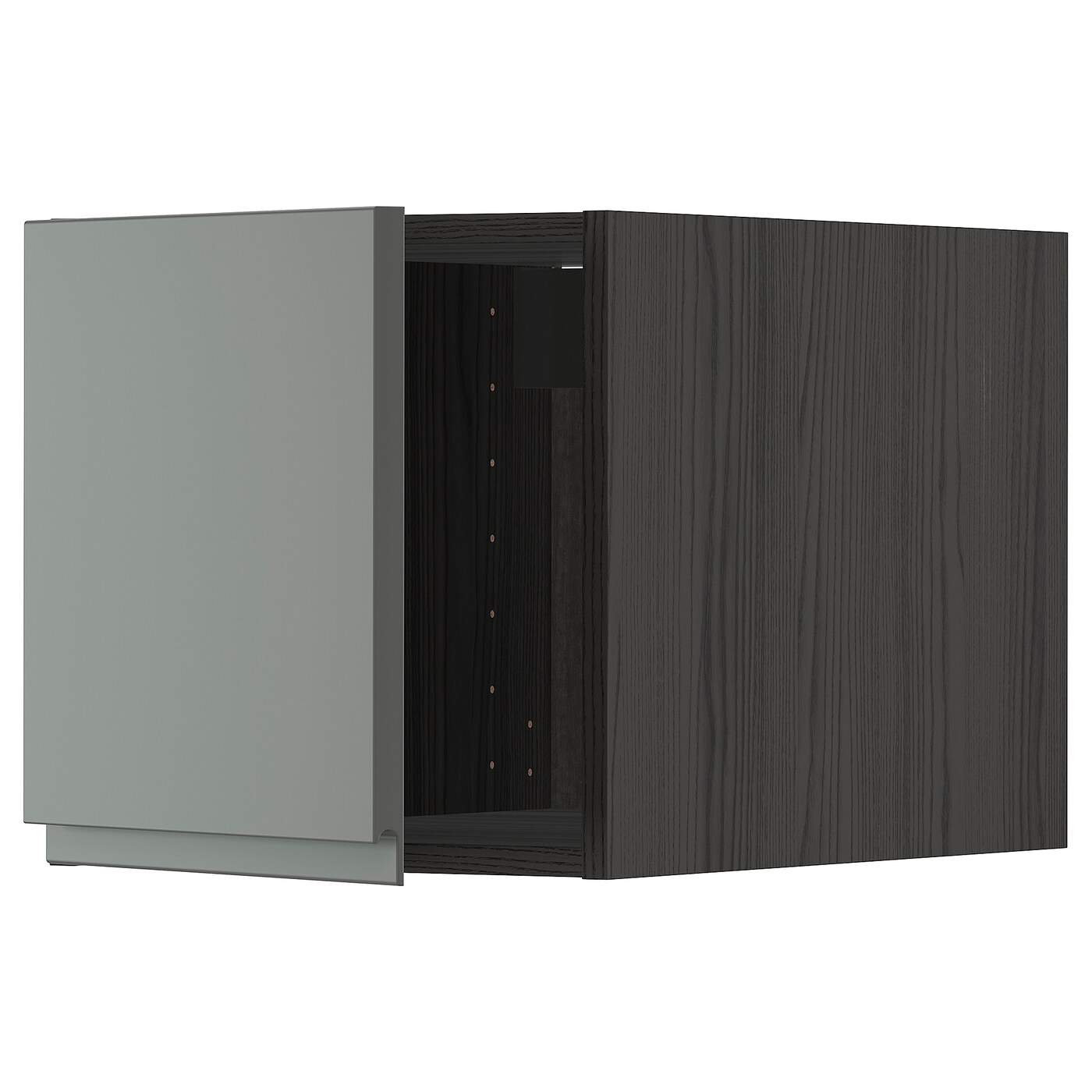 METOD Навесной шкаф - METOD IKEA/ МЕТОД ИКЕА, 40х40 см, черный/темно-серый
