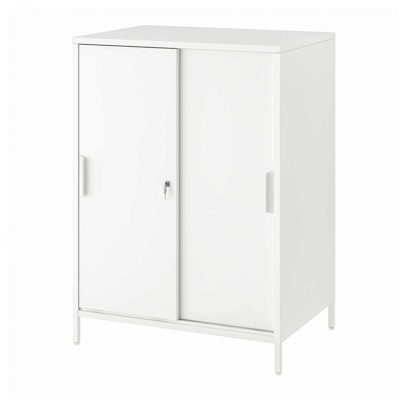 Шкаф-купе - IKEA TROTTEN, белый, 80х55х110 см, ТРОТТЕН ИКЕА