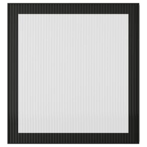 Стеклянные двери - FÄLLSVIK / FALLSVIK IKEA/ ФЭЛЛСВИК ИКЕА, 64х60 см, черный