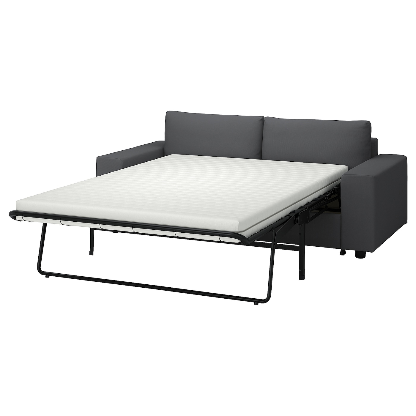 2-местный диван - IKEA VIMLE, 98x204см, темно-серый, ВИМЛЕ ИКЕА