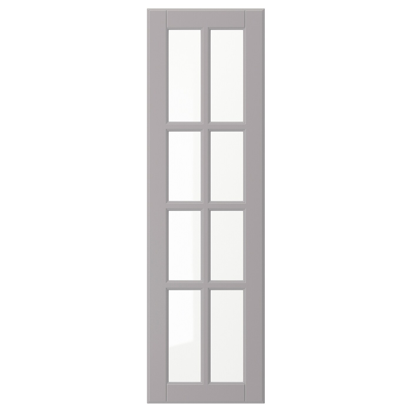 Дверца со стеклом - IKEA BODBYN, 100х30 см, серый, БУДБИН ИКЕА