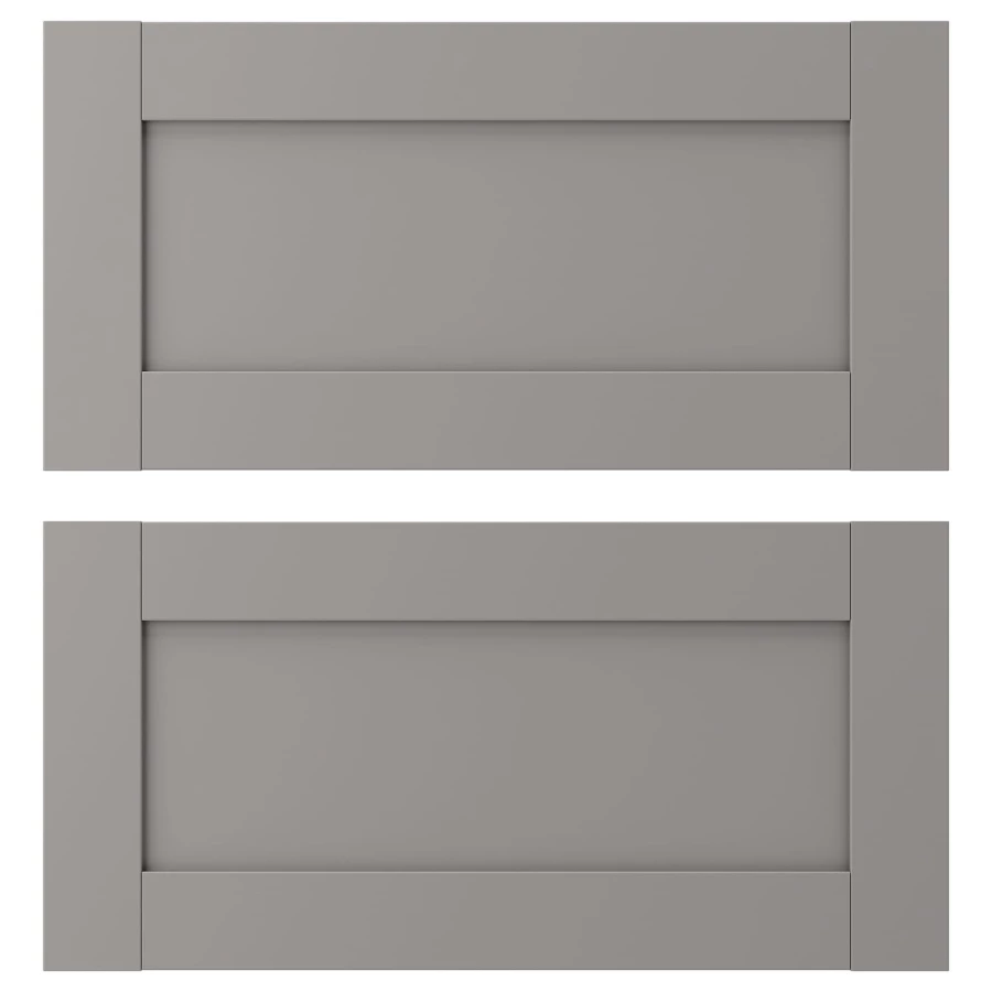 Дверца - EKET IKEA/ЭКЕТ ИКЕА, 60x30 см, серый (изображение №1)