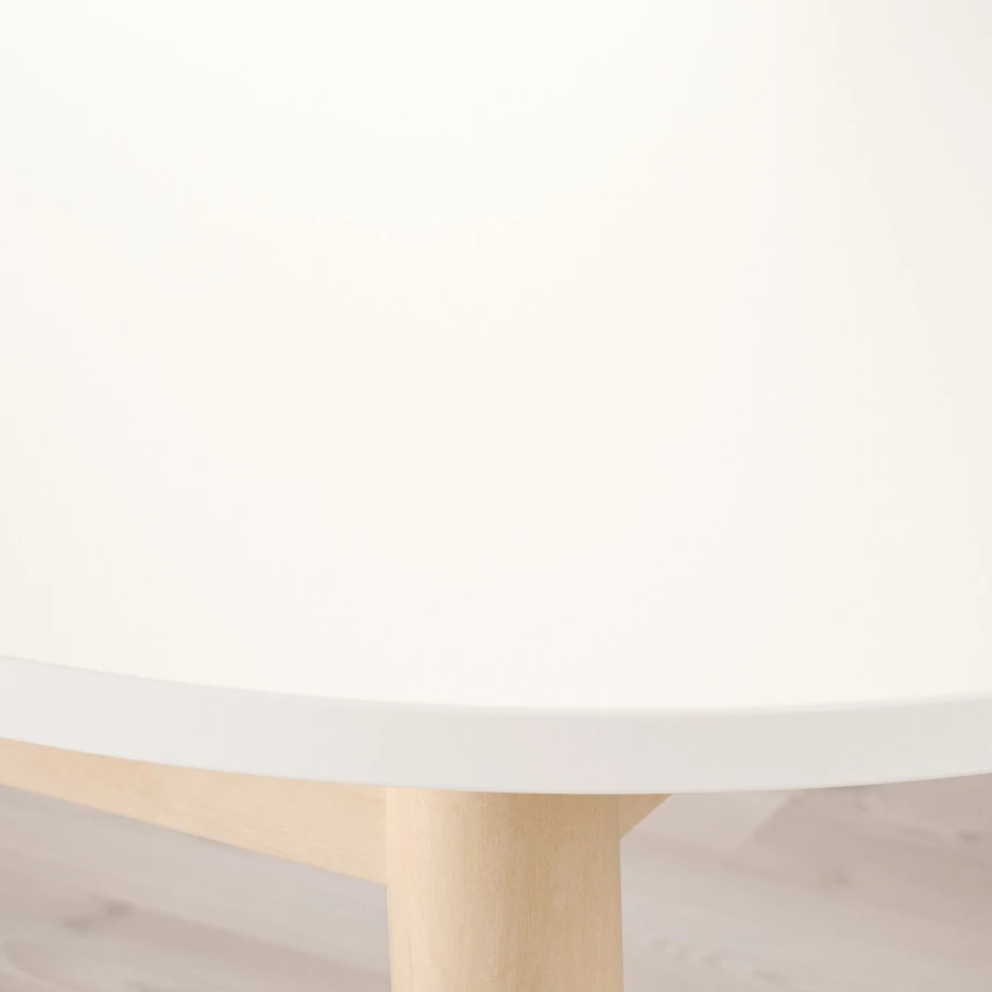 Стол 4 стула - VEDBO / RÖNNINGE IKEA/ ВЕДБО/РЕННИНГЕ ИКЕА, 160х95 см, бежевый (изображение №3)